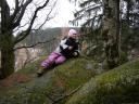 Die junge Dame nimmt derweil die Kopenhagener Pose ein