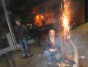 Paul probierts noch mit bengalischem Feuer